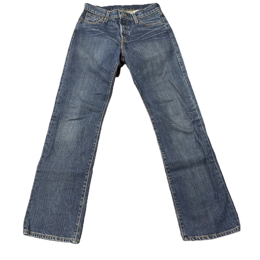 VTG‎ Levis Hesher Low Rise Straight Leg Button Fly Denim Jeans Mens 30x32 USA